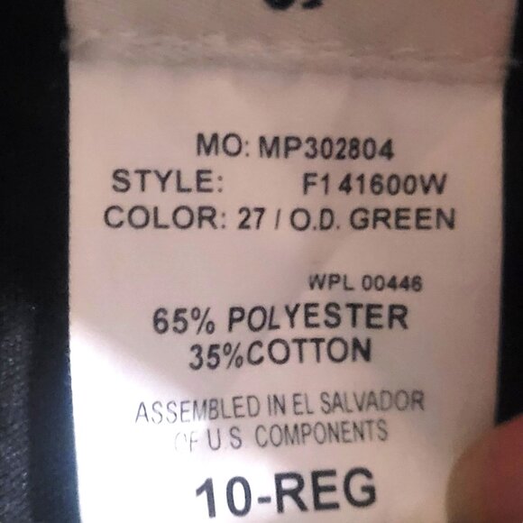 Flying Cross Women's Core Flex Class B Cargo Olive Green Pants - Size 10 Reg - Picture 14 of 15